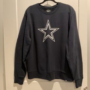 47 Navy Blue Cowboys Star Sweatshirt XXL